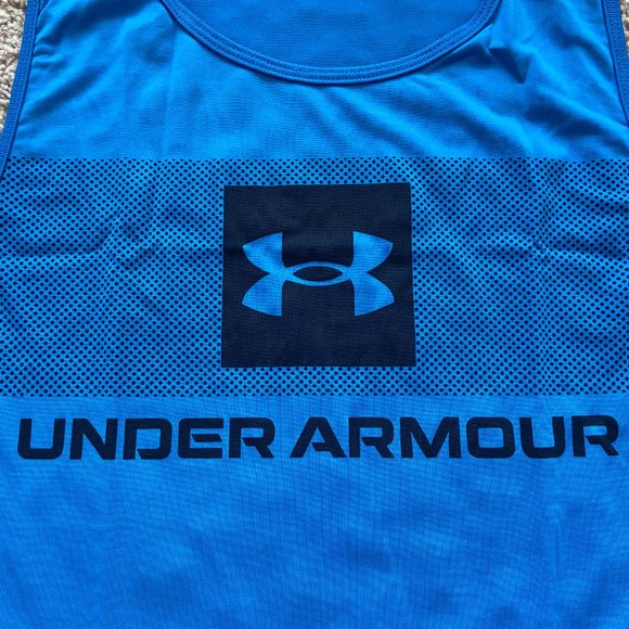 Under Armour Men's Tech Graphic Tank men blue - Picture 2 of 3